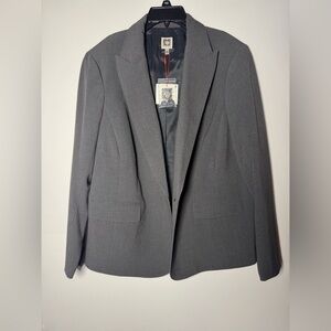 Anne Klein Women’s Gray Suit Blazer New with Tags Classic Tailored Jacket